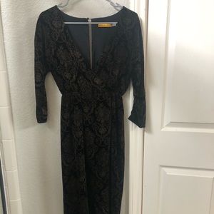Alice + olivia velvet dress 0 xs